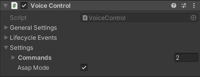 Voice Control Asap